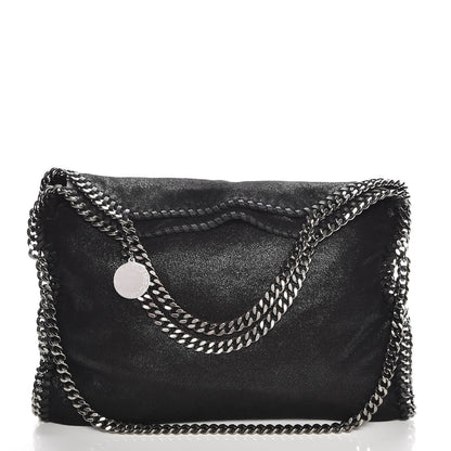 Stella McCartney Shaggy Deer Falabella Fold Over Tote Black 1 of 11