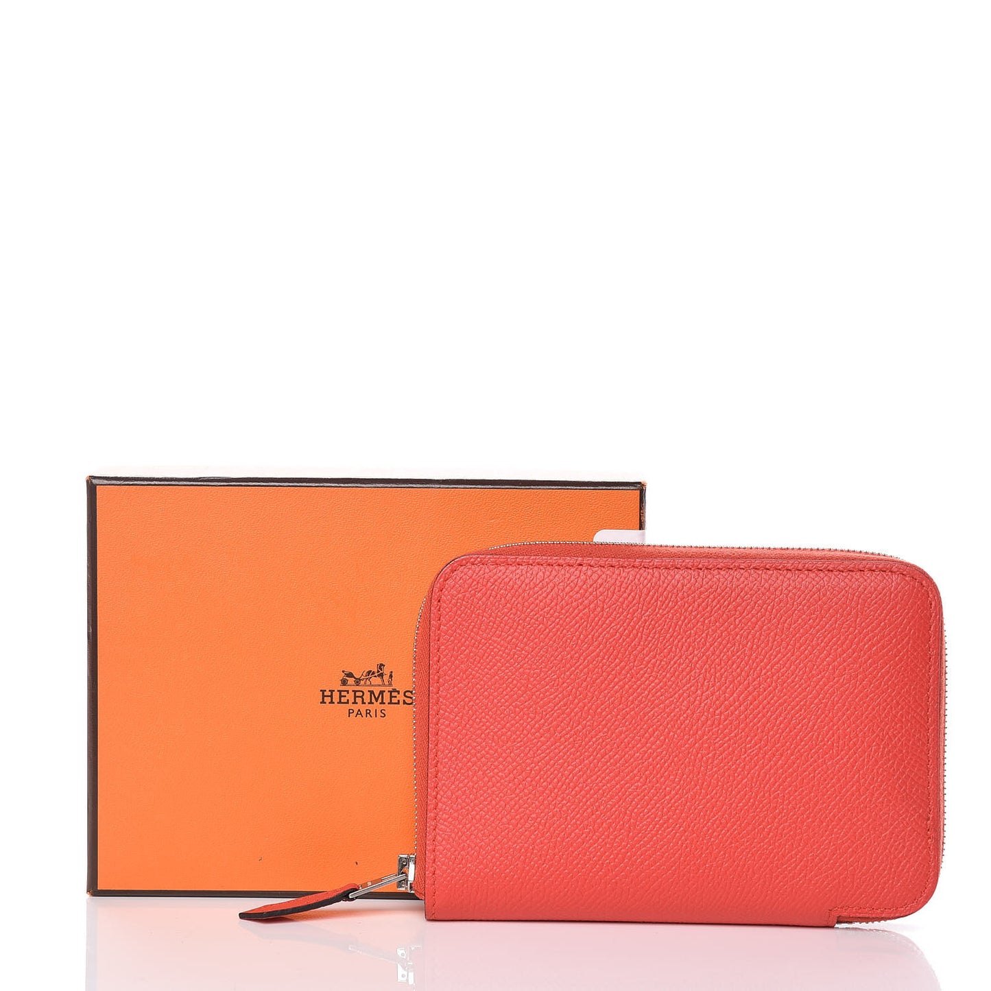 Epsom Compact Azap Wallet Rouge Tomate