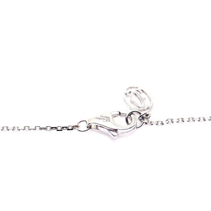 Cartier 18K White Gold Diamond XS D'Amour Pendant Necklace 5 of 6