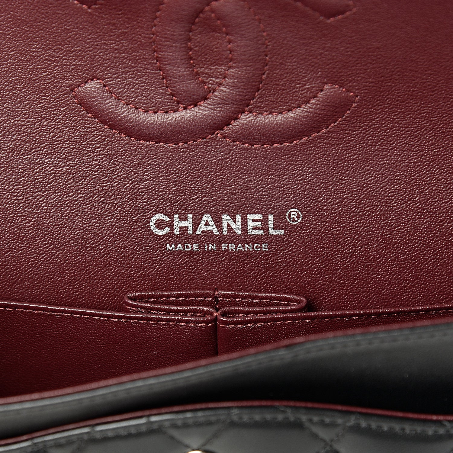 Chanel Lambskin Quilted Medium Double Flap Black 5 of 13