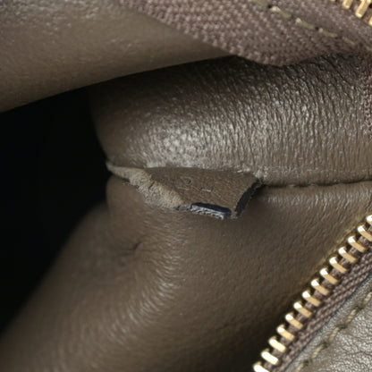 Celine Crocodile Embossed Nubuck Calfskin Small Tie Knot Tote Grey 11 of 15