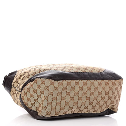 Gucci Monogram Charlotte Medium Hobo Brown 4 of 9
