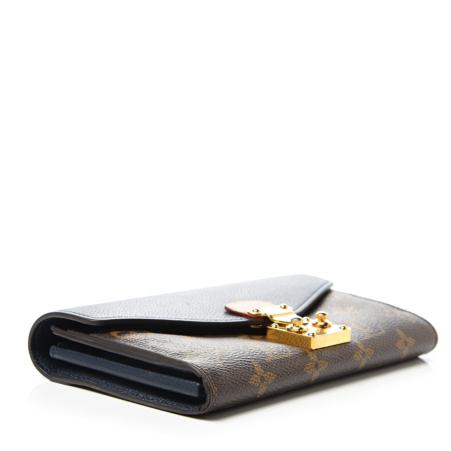 Louis Vuitton Monogram Pallas Wallet Blue Marine 3 of 5