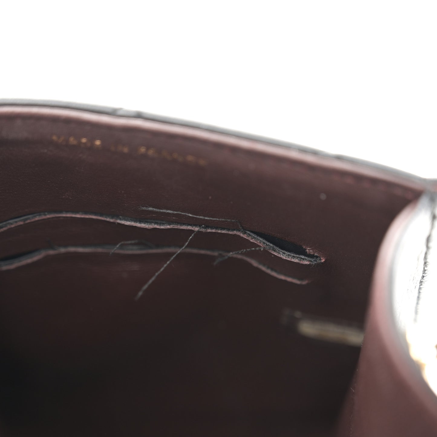 Lambskin Quilted Extra Mini Wallet On Chain WOC Black