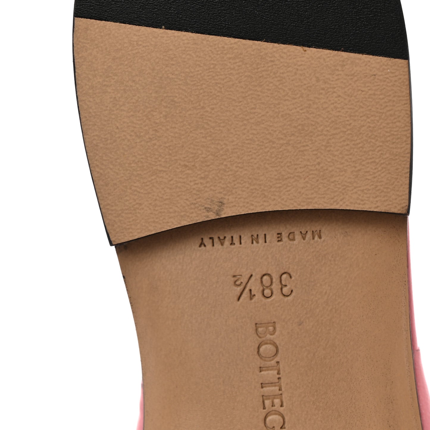Nappa Quilted Rubber Lido Flat Sandals 38.5 Blossom