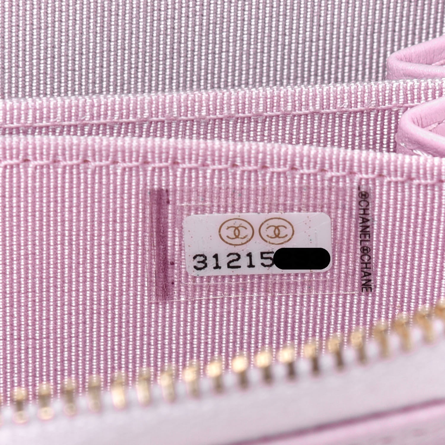 Chanel Caviar Quilted Zip Coin Purse Light Pink 7 of 10