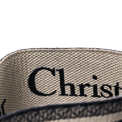 Christian Dior Canvas Embroidered Shoulder Strap Blue 5 of 5