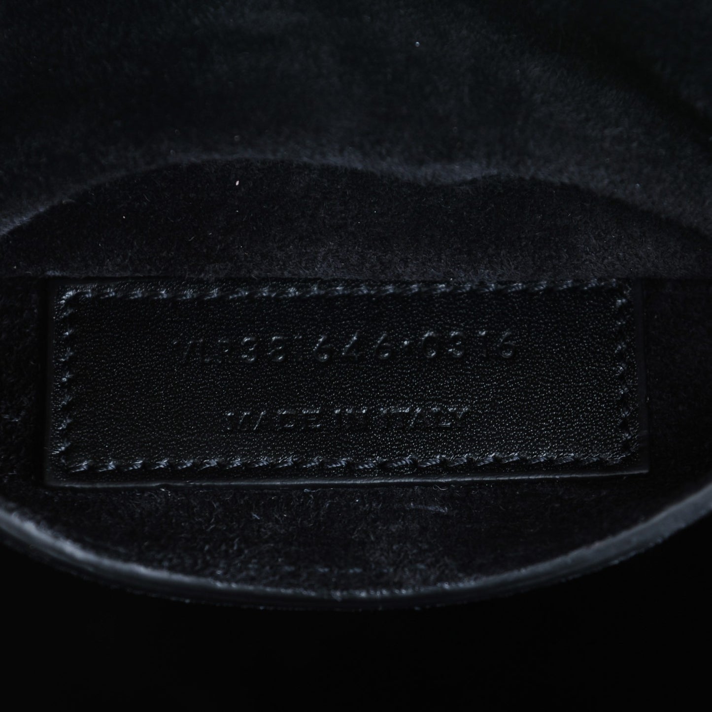 Calfskin Medium Emmanuelle Bucket Bag Black
