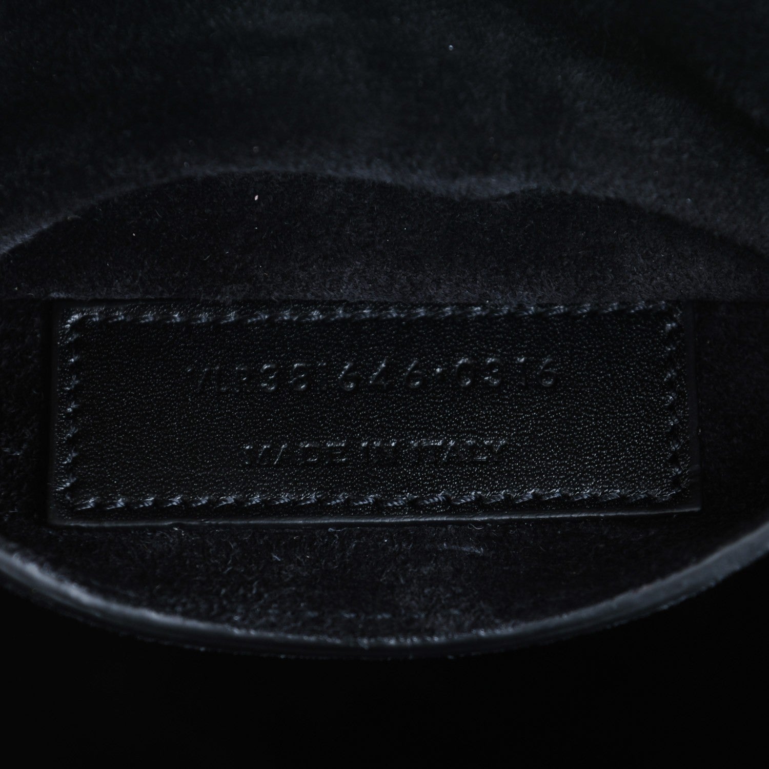 Saint Laurent Calfskin Medium Emmanuelle Bucket Bag Black 7 of 7