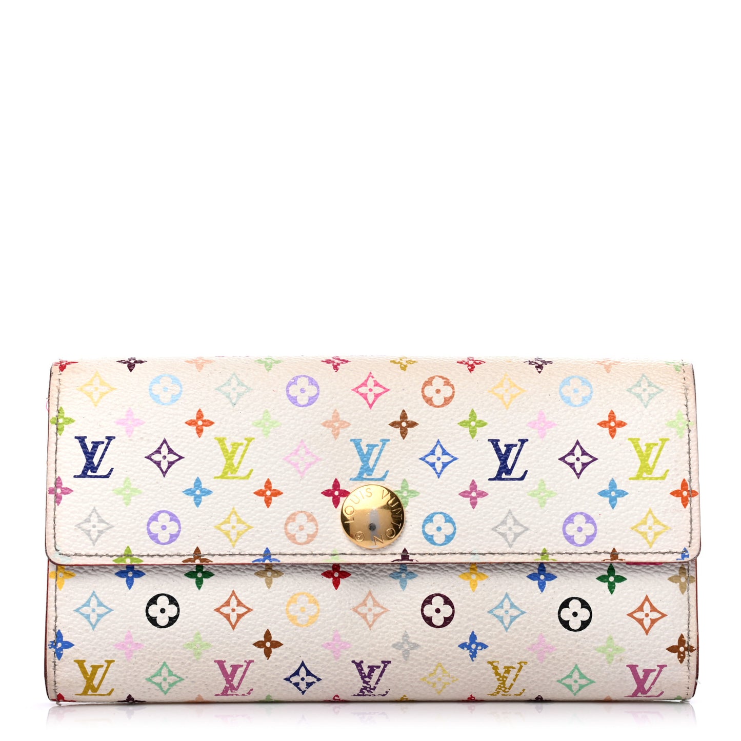 Monogram Multicolor Sarah Wallet White Eglantine