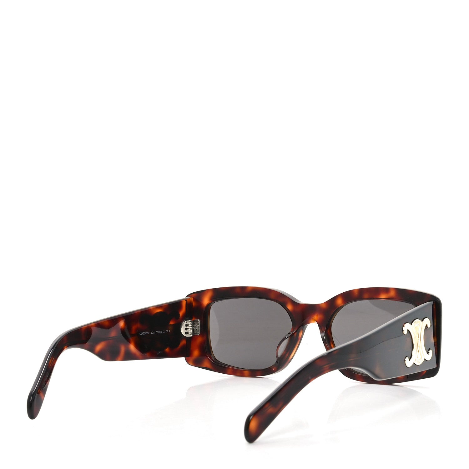 Celine Acetate Triomphe XL 01 Sunglasses CL40282U Tortoise 4 of 7