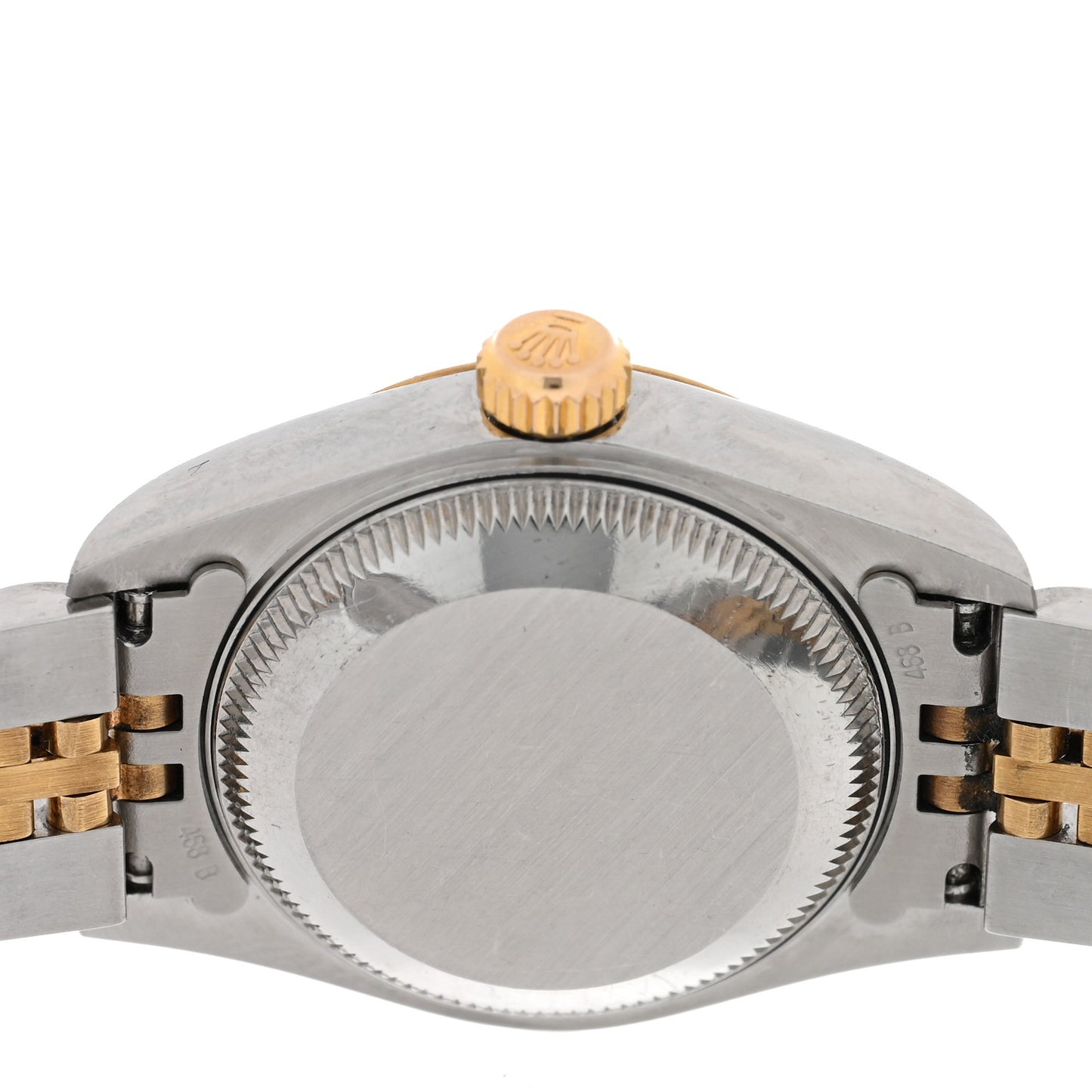 Stainless Steel 18K Yellow Gold 26mm Oyster Perpetual Datejust Watch White Roman 79173