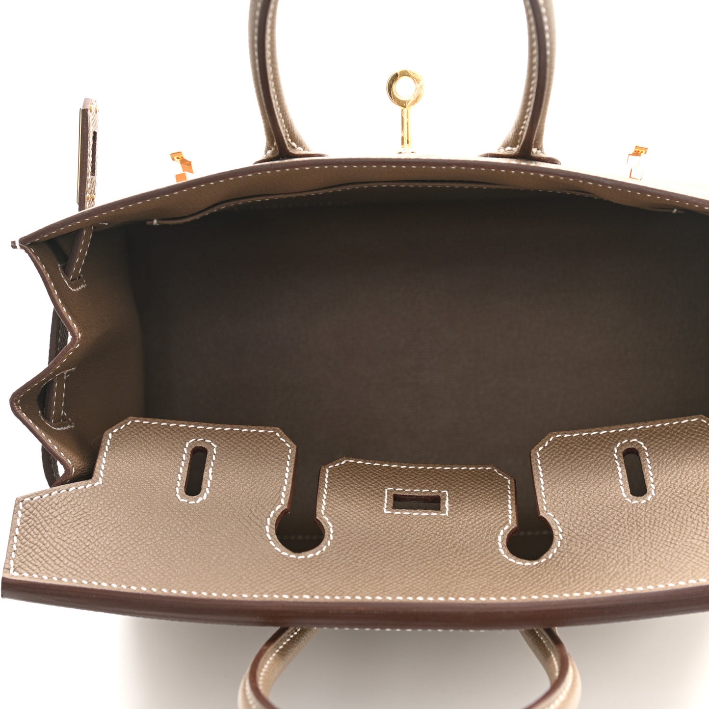 Epsom Birkin Sellier 25 Etoupe