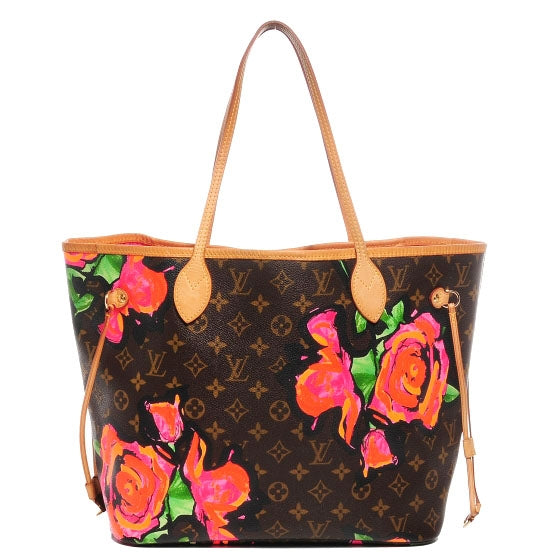 Louis Vuitton Monogram Roses Neverfull MM 1 of 7