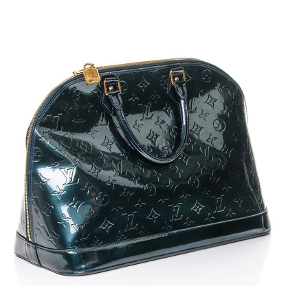 Louis Vuitton Vernis Alma GM Blue Nuit 7 of 7