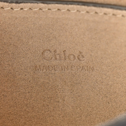 Chloe Suede Calfskin Small Faye Shoulder Bag Motty Grey 6 of 10
