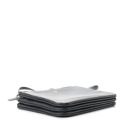 Celine Lambskin Small Trio Crossbody Bag Grey 7 of 15