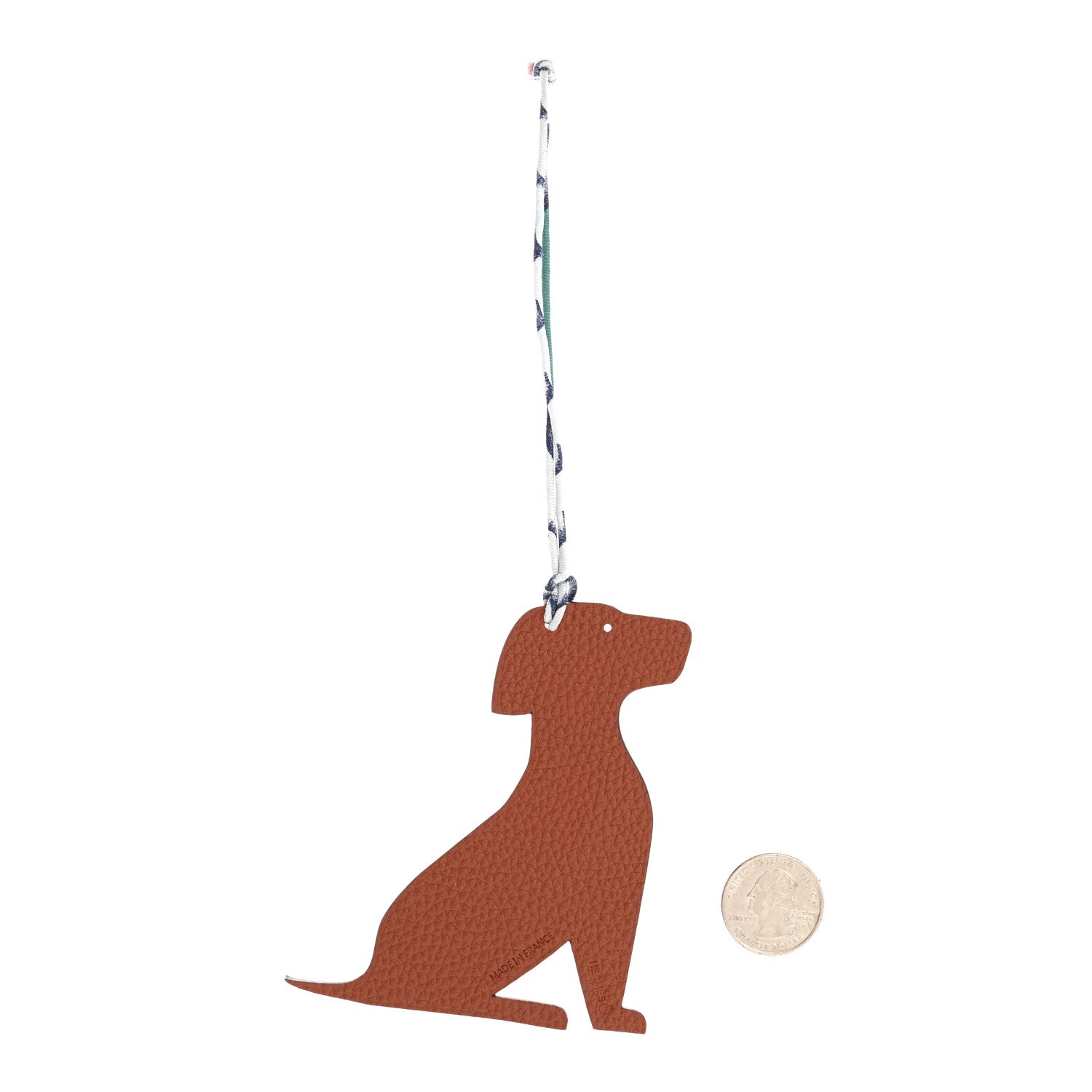 Hermes Togo Epsom Petit H Dog Bag Charm 2 of 5