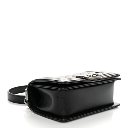 Chanel Caviar Quilted Small Boy Flap Black 4 of 11