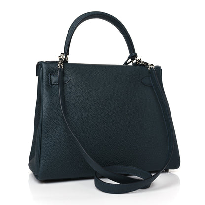 Hermes Togo Kelly Retourne 28 Vert Rousseau 3 of 10