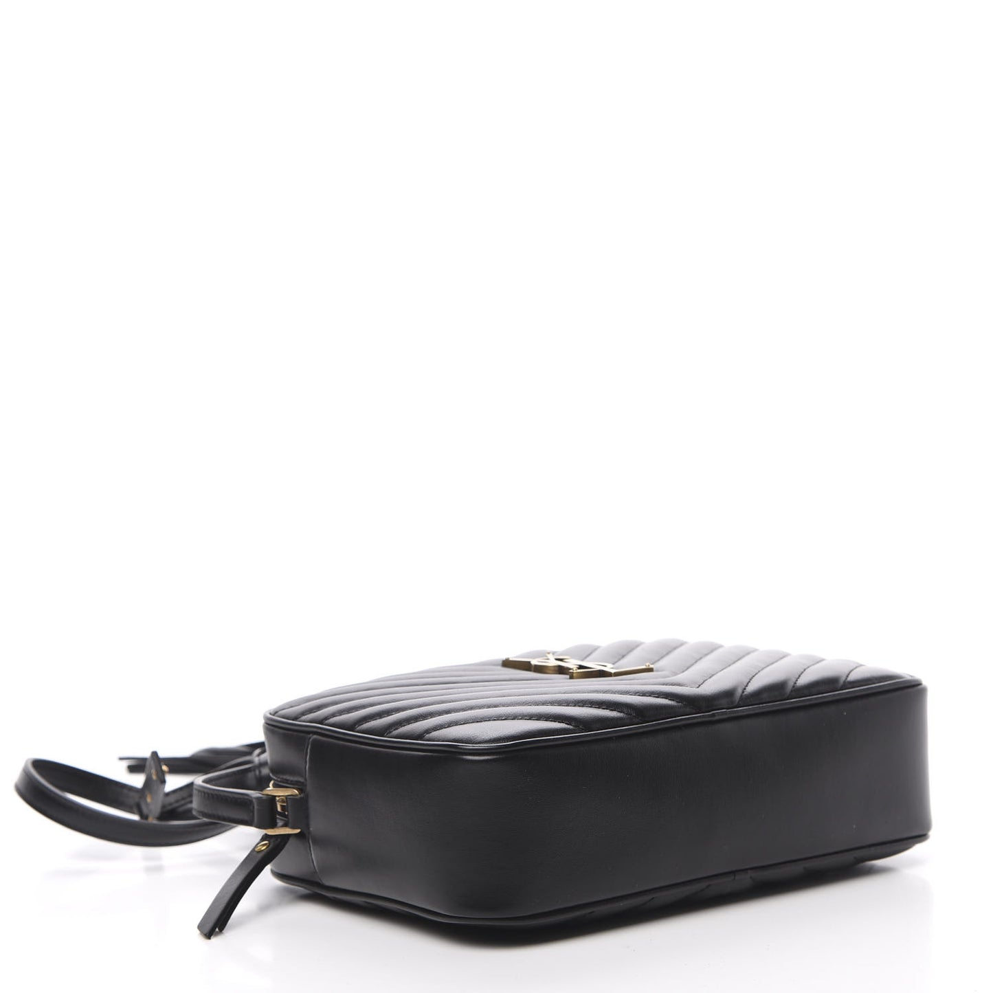 Calfskin Matelasse Monogram Lou Camera Bag Black