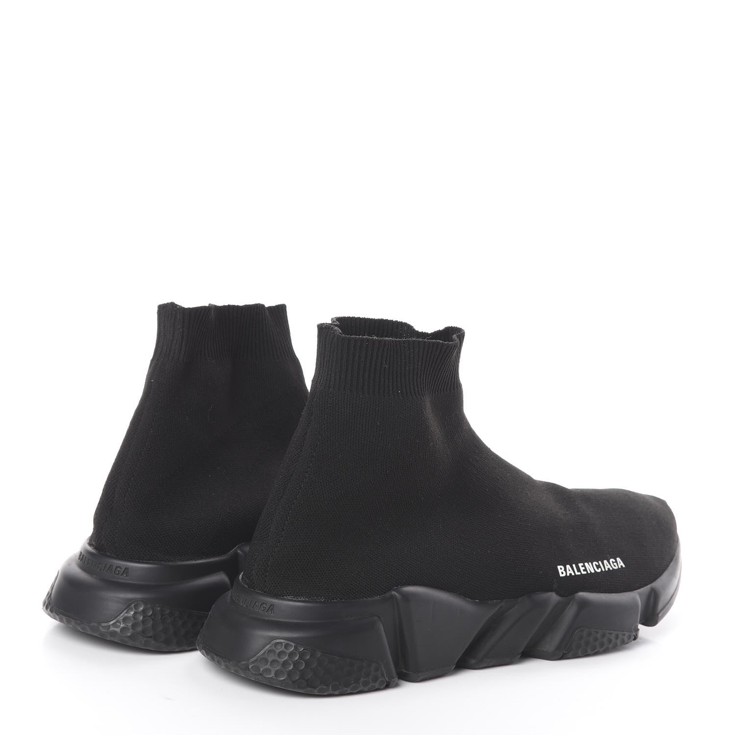 Balenciaga Neoprene Knit Mens Speed Sneakers 45 Black 4 of 6