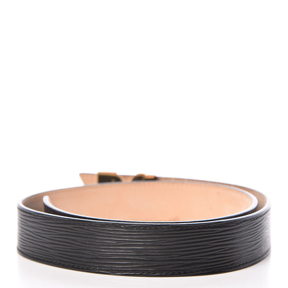 Louis Vuitton Epi Essential V 30 MM Belt 75 30 Black 3 of 8
