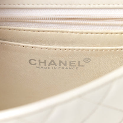 Chanel Lambskin Quilted Mini Square Flap White 6 of 16