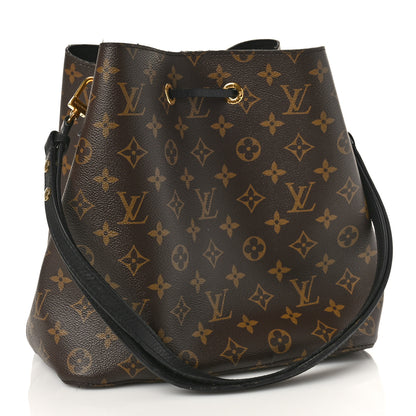Louis Vuitton Monogram Neonoe MM Black 3 of 13