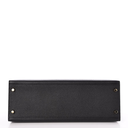 Hermes Epsom Kelly Sellier 32 Black 7 of 33