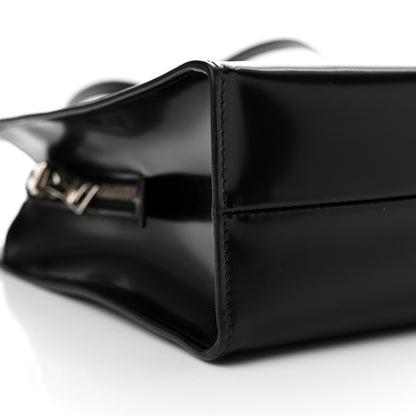 Prada Spazzolato Medium Re-Edition 1995 Double Handle Handbag Black 9 of 11