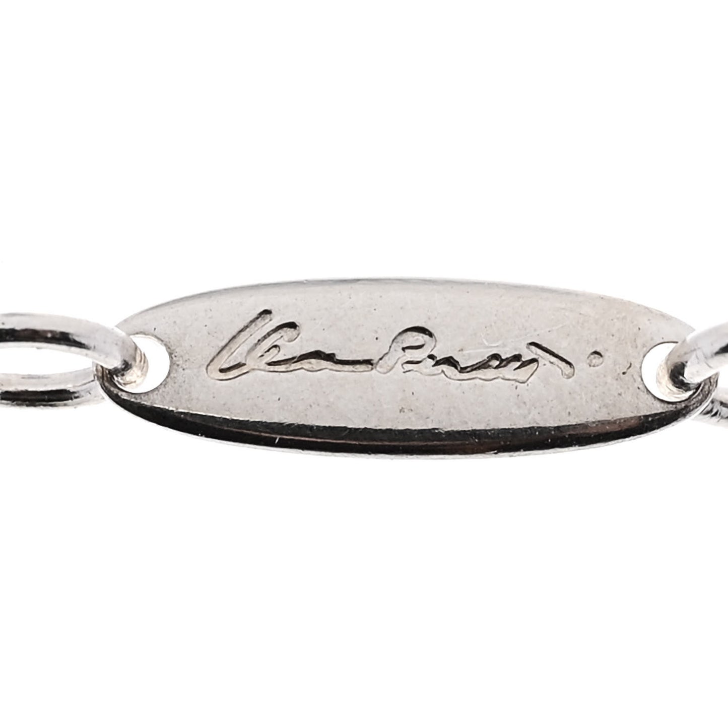 Sterling Silver Elsa Peretti Teardrops Necklace