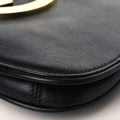 Gucci Roxy Calfskin Blondie Chain Shoulder Flap Bag Black 8 of 8