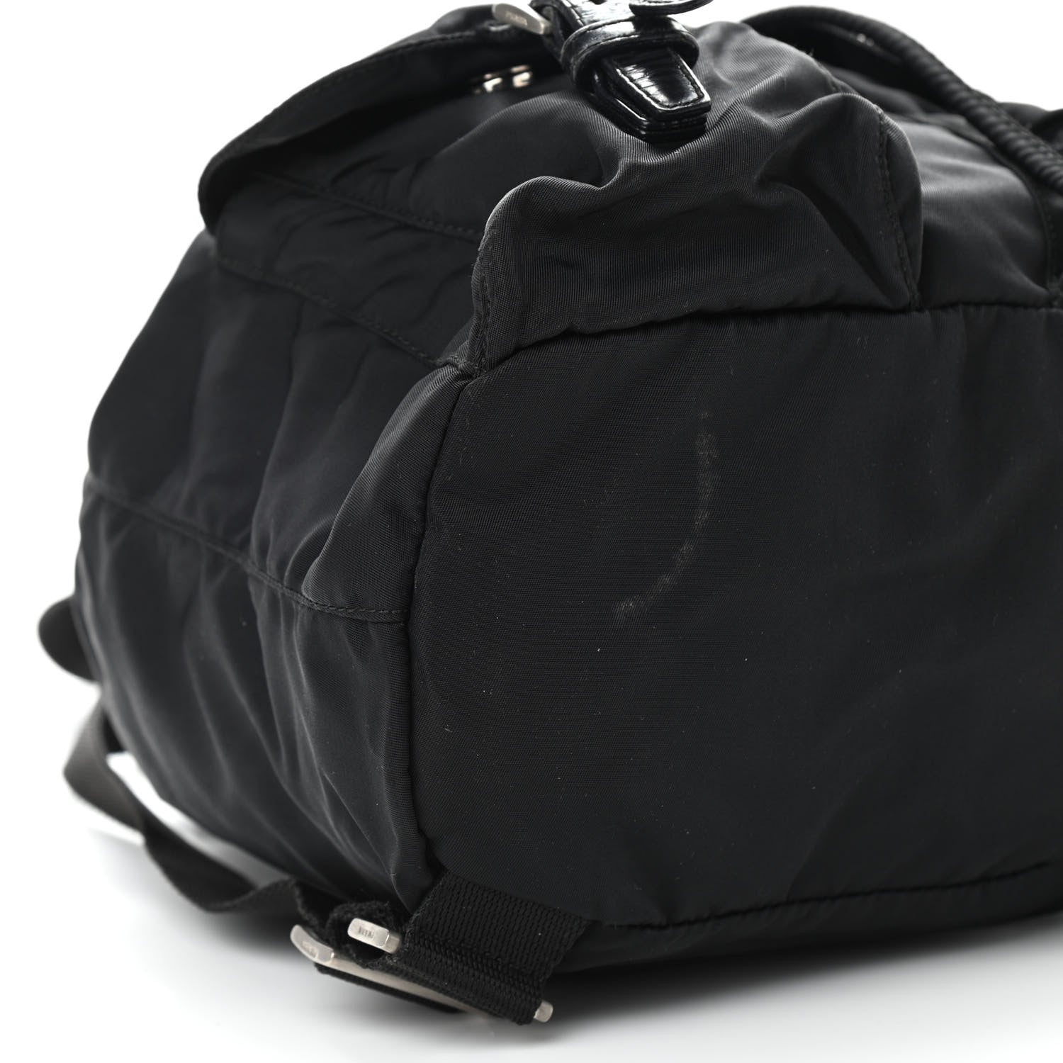 Prada Nylon Vela Medium Backpack Black 8 of 12