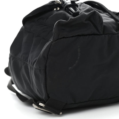 Prada Nylon Vela Medium Backpack Black 8 of 12