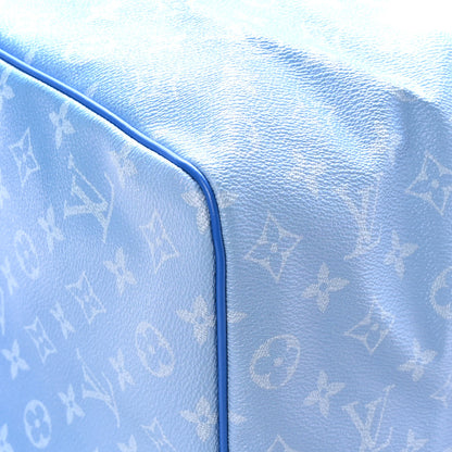 Louis Vuitton Monogram Clouds Keepall Bandouliere 50 Blue 8 of 11