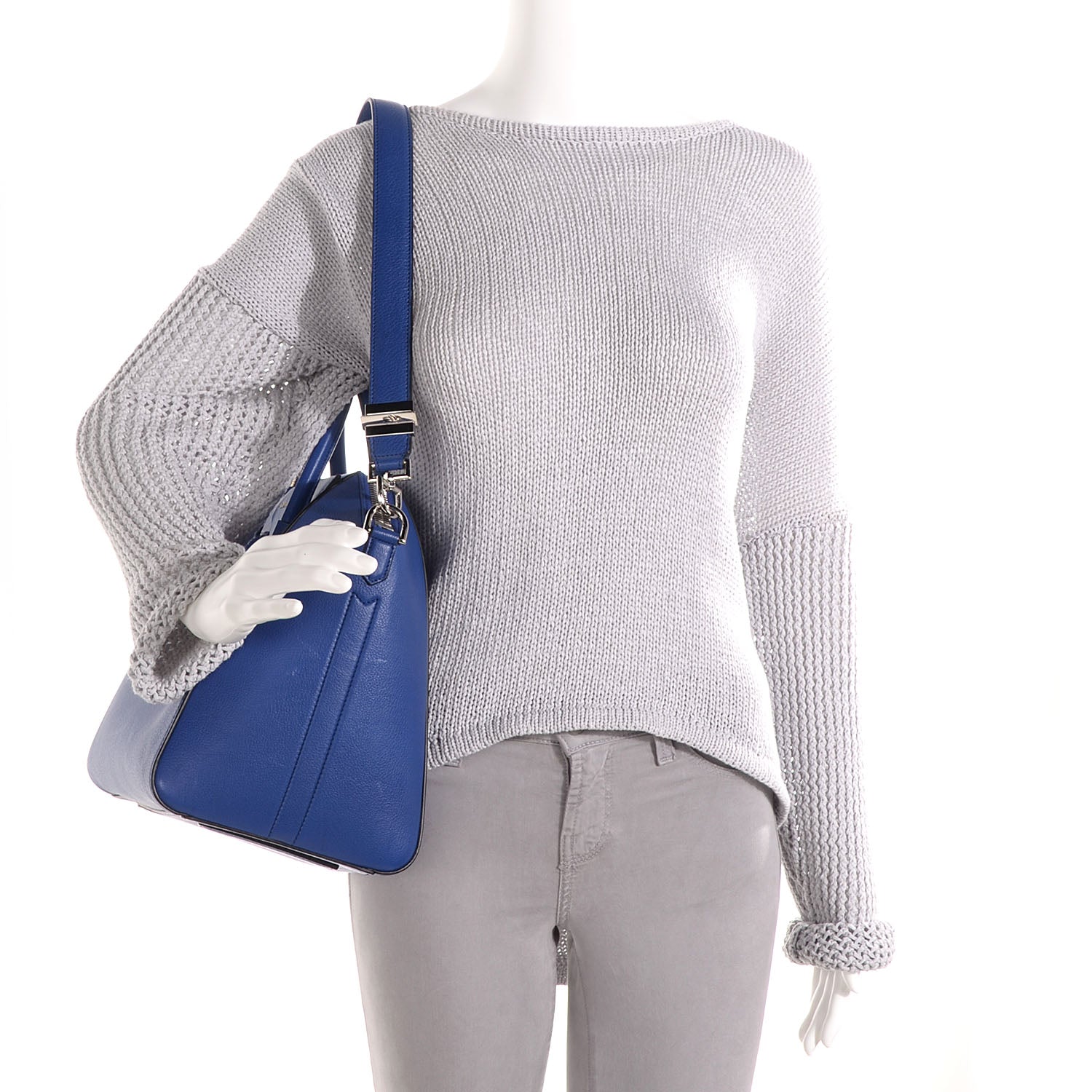 Givenchy Sugar Goatskin Medium Antigona Royal Blue 2 of 11