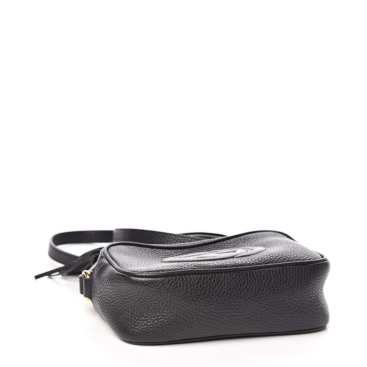 Gucci Pebbled Calfskin Mini Soho Disco Bag Black 4 of 12