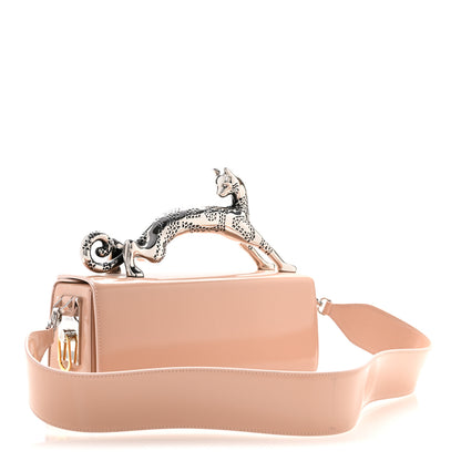 Lanvin Calfskin Logo Medium Cat Pencil Bag Pink 3 of 12