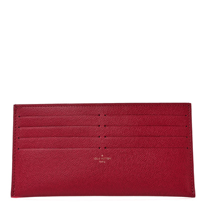 Louis Vuitton Calfskin Felicie Card Holder Insert Fuchsia 1 of 7