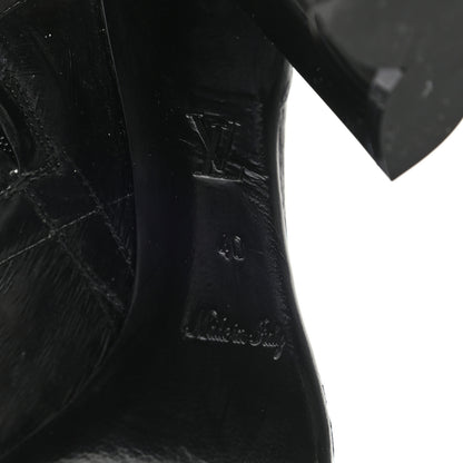 Louis Vuitton Eel Instinct High Boots 40 Black 8 of 12