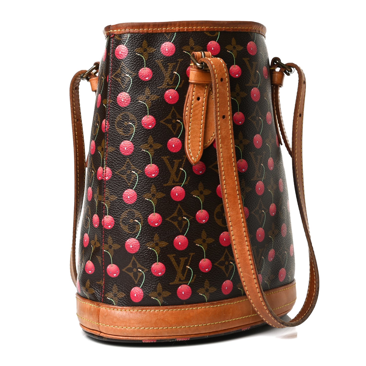 Monogram Cerises Bucket Bag