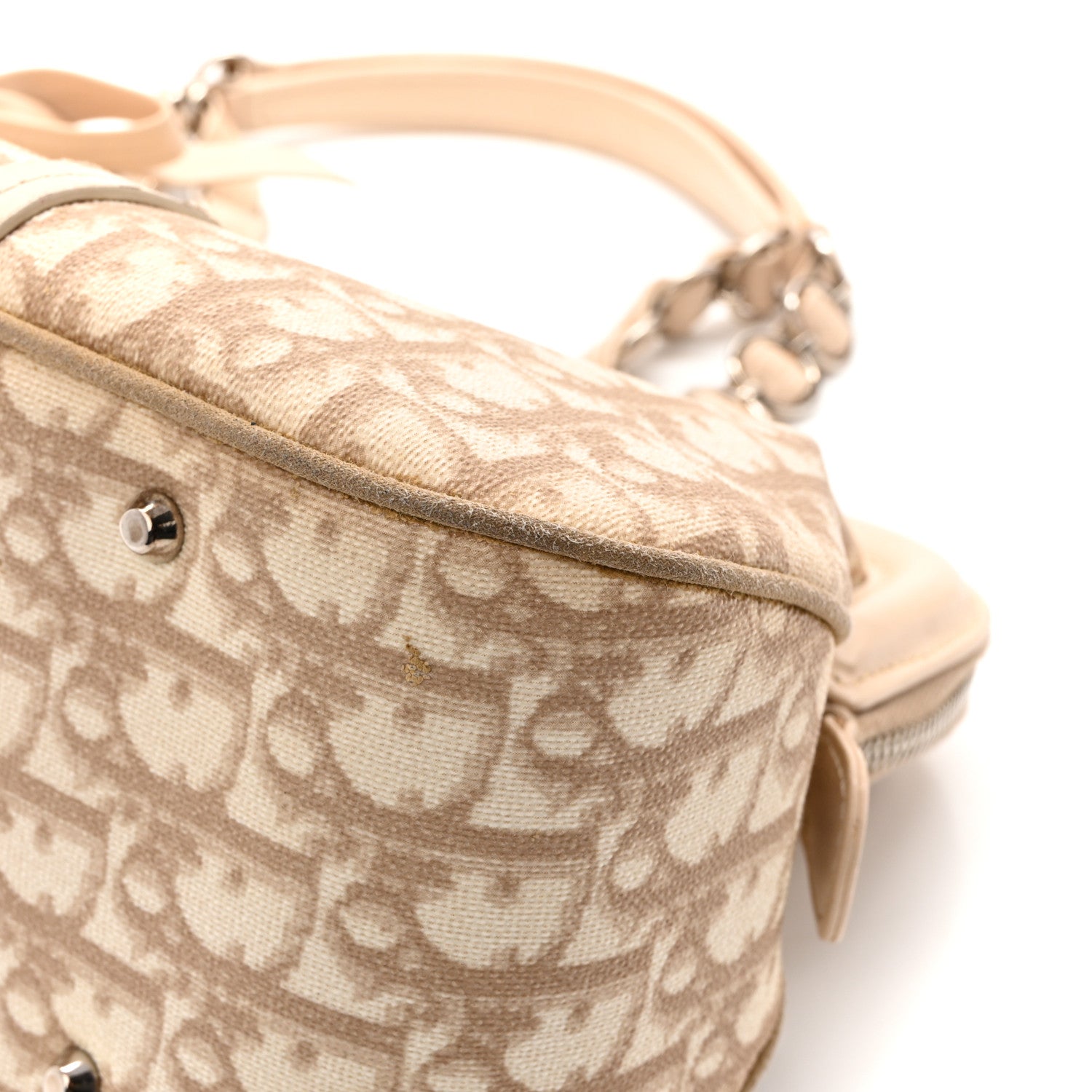 Christian Dior Monogram Trotter Romantique Zipped Tote Beige 11 of 16