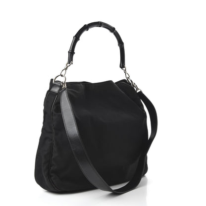 Gucci Nylon Bamboo Top Handle Tote 4 of 11