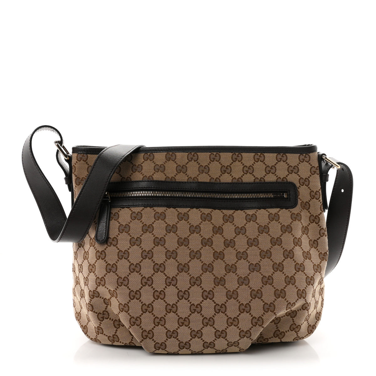 Gucci Monogram Messenger Bag Dark Brown 1 of 10