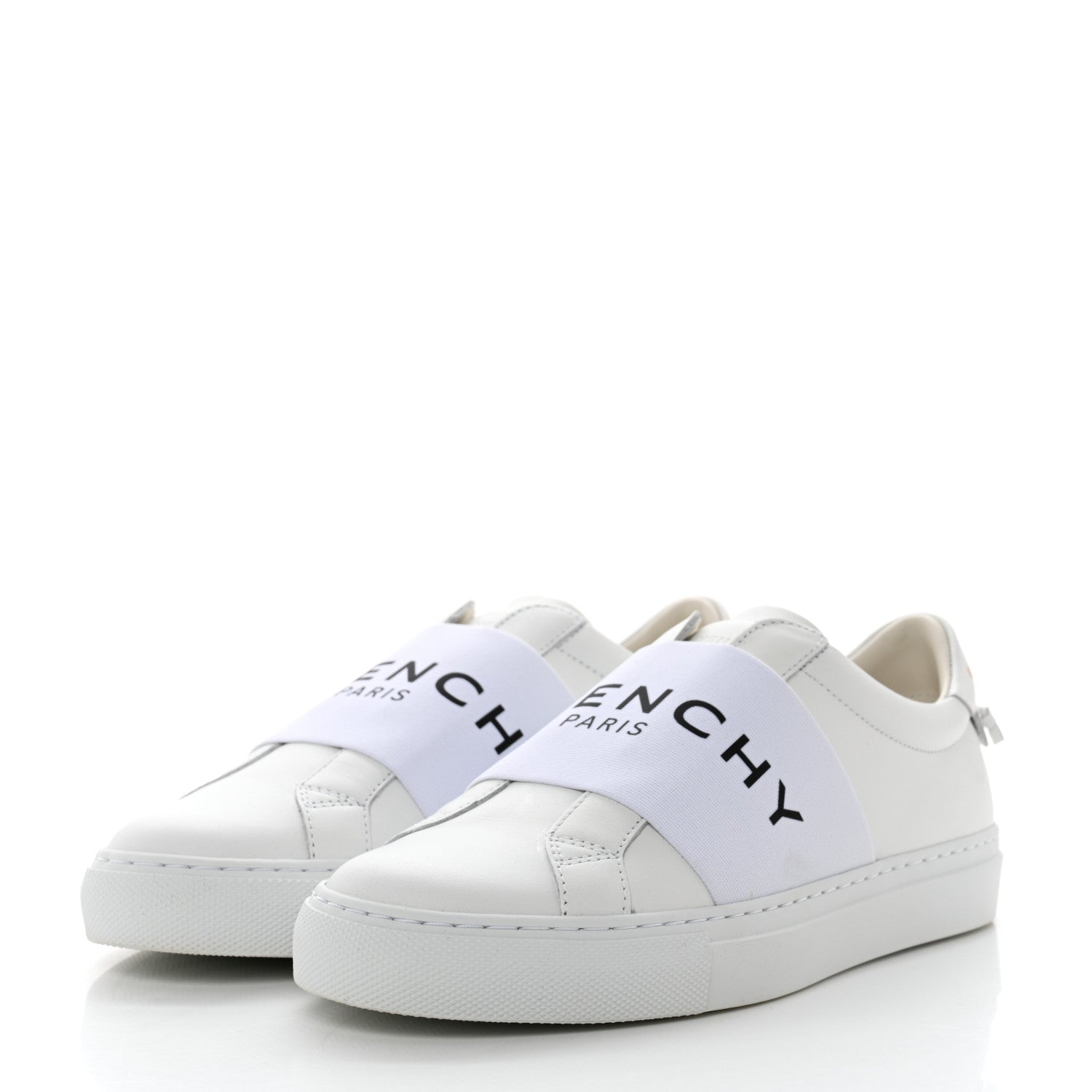 Givenchy Calfskin Band Logo Womens Urban Street Sneakers 36 White 3 of 9