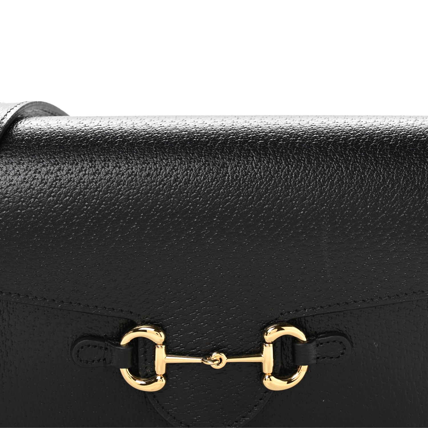 Gucci Calfskin Horsebit 1955 Shoulder Bag Black 8 of 11