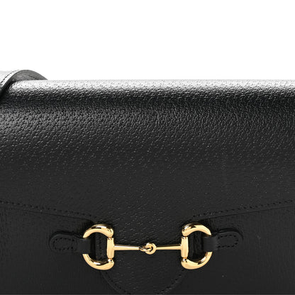 Gucci Calfskin Horsebit 1955 Shoulder Bag Black 8 of 11