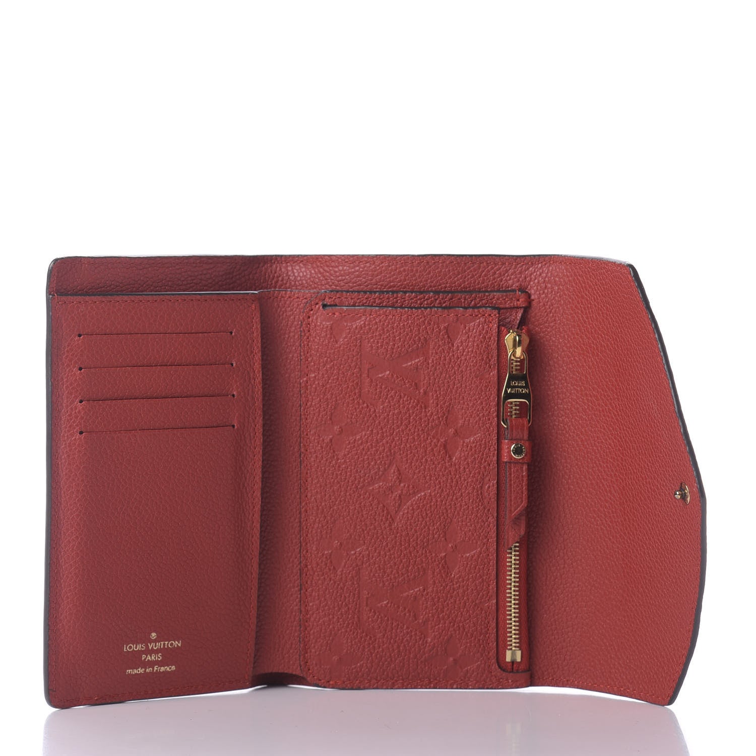 Louis Vuitton Empreinte Compact Curieuse Wallet Cherry 5 of 12