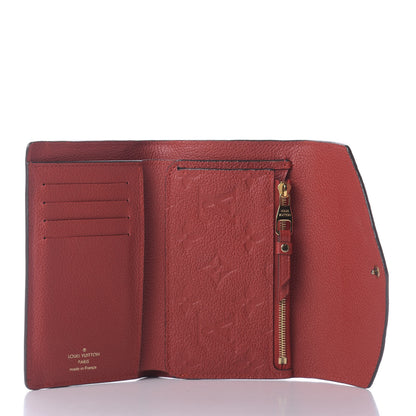 Louis Vuitton Empreinte Compact Curieuse Wallet Cherry 5 of 12
